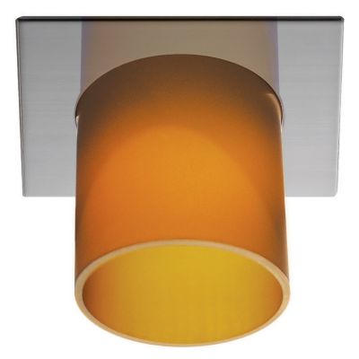 R2100VT Downlight with Decorative Glass, Square Trim by Contrast Lighting - Starlight Lighting USA and Canada